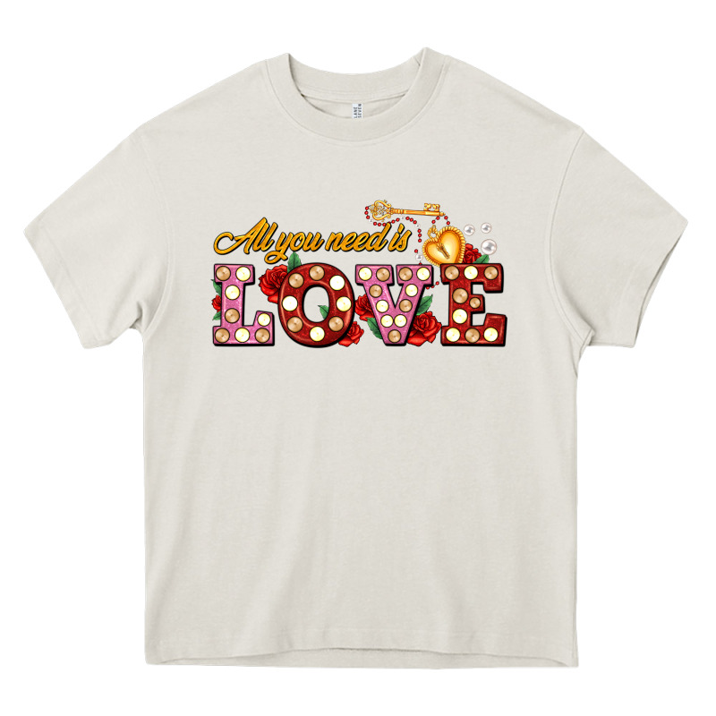 All You Need Is Love Heavy Core Tee by AdoDesignShop | Teevron