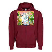 Burgundy it's five o'clock somewhere Zipper Hoodie - TumblerDesignByShophia