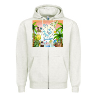 Oatmeal Heather it's five o'clock somewhere Zipper Hoodie - TumblerDesignByShophia
