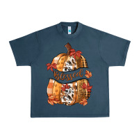Midnight Navy blessed Urban Heavy Tee - MaliasSmallBusiness