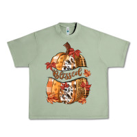 Oil Green blessed Urban Heavy Tee - MaliasSmallBusiness