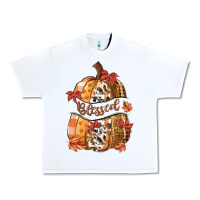 White blessed Urban Heavy Tee - MaliasSmallBusiness