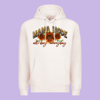 Mama Mode All Day Everyday Mother's Day Premium Hoodie Designed By Cowgirlartshop