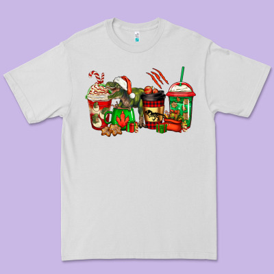 Trex Coffee Cups Premium Tee Designed By Jasminsmagicworld
