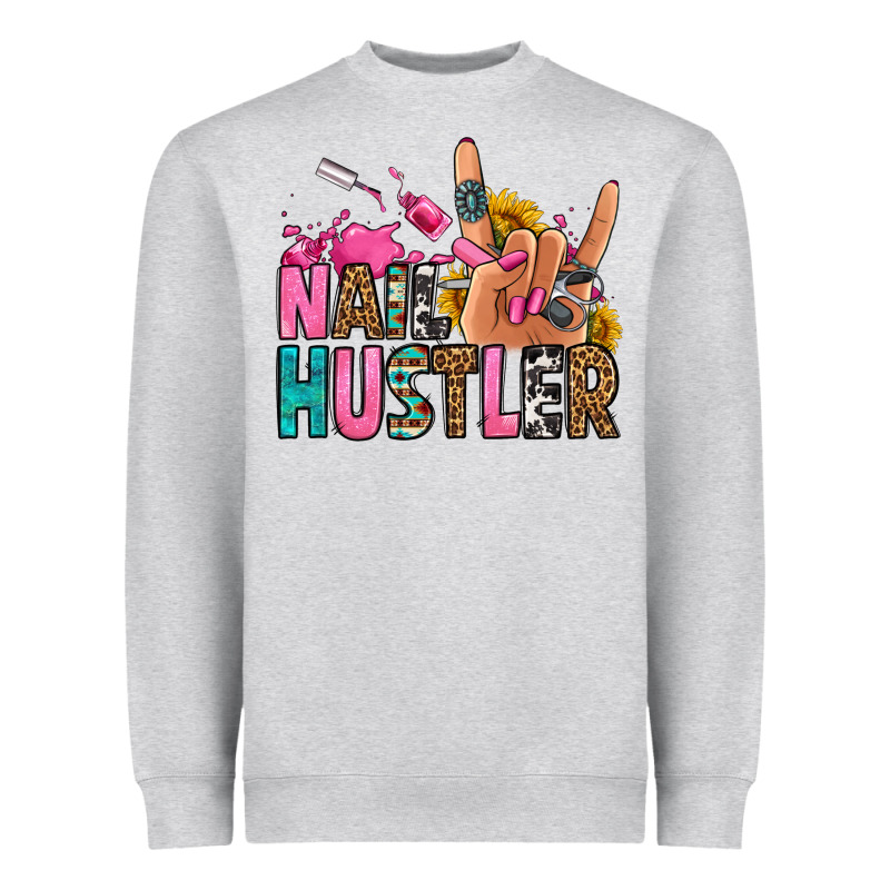 Nail Hustler Heavyweight Sweatshirt by Jasminsmagicworld | Teevron