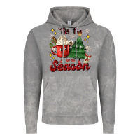 Cloud Rock 'tis the season with christmas tree and hot cocoa Vintage Hoodie - MaliasSmallBusiness