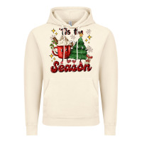 Vintage Artic 'tis the season with christmas tree and hot cocoa Vintage Hoodie - MaliasSmallBusiness