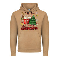 Vintage Camel 'tis the season with christmas tree and hot cocoa Vintage Hoodie - MaliasSmallBusiness