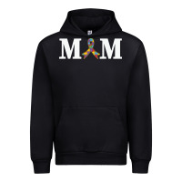 Black LIL Autism Mom Urban Hoodie - CowhideDigitalArt