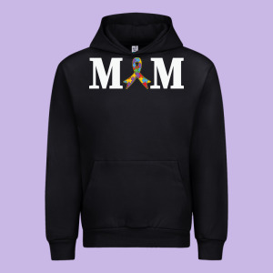 Lil Autism Mom Urban Hoodie Designed By Cowhidedigitalart