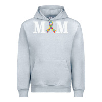 Heather Grey LIL Autism Mom Urban Hoodie - CowhideDigitalArt