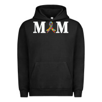 Pigment Black LIL Autism Mom Urban Hoodie - CowhideDigitalArt