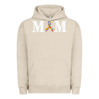 Pigment French Oak LIL Autism Mom Urban Hoodie - CowhideDigitalArt
