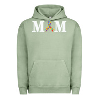 Pigment Oil Green LIL Autism Mom Urban Hoodie - CowhideDigitalArt
