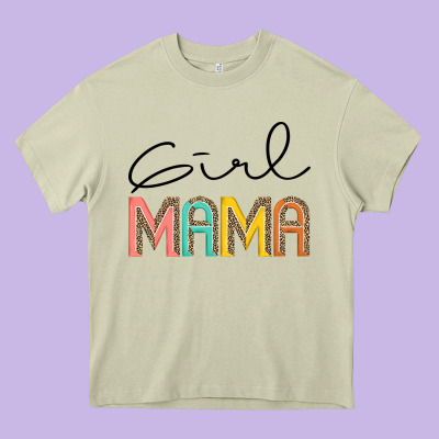 Girl Mama Heavy Core Tee Designed By Jahusdesignshop