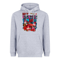 Heather Grey happy valentines day with gnomes and truck olivia Heavyweight Hoodie - OliviaCreatesArt