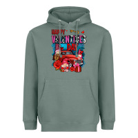 Sage happy valentines day with gnomes and truck olivia Heavyweight Hoodie - OliviaCreatesArt