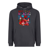 Smoke happy valentines day with gnomes and truck olivia Heavyweight Hoodie - OliviaCreatesArt