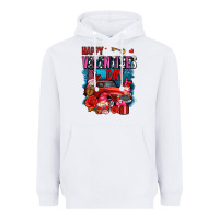 White happy valentines day with gnomes and truck olivia Heavyweight Hoodie - OliviaCreatesArt