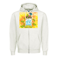 Oatmeal Heather life is short make it sweet Zipper Hoodie - TumblerDesignByShophia