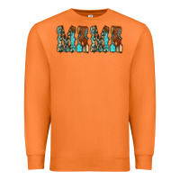 Carrot Mama Turquoise Tooled Premium Sweatshirt - CowCowDesign