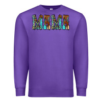 Purple Mama Turquoise Tooled Premium Sweatshirt - CowCowDesign
