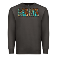 Smoke Mama Turquoise Tooled Premium Sweatshirt - CowCowDesign