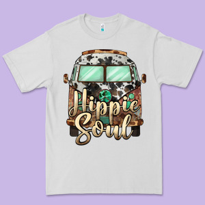 Hippie Soul Caravan Premium Tee Designed By Barkaloodesign