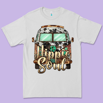 Hippie Soul Caravan Premium Tee Designed By Barkaloodesign