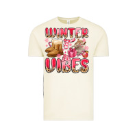 Vintage Arctic pink winter vibes Vintage Tee - MaliasSmallBusiness
