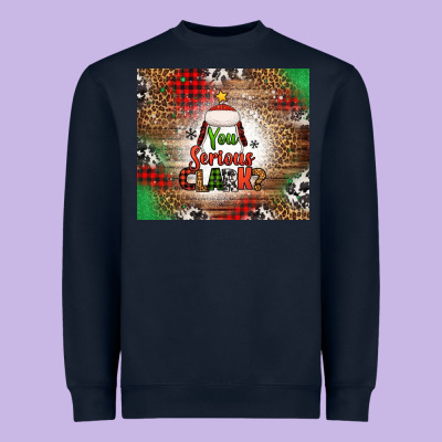 You Serious Clark Christmas Tree Heavyweight Sweatshirt Designed By Jasminsmagicworld