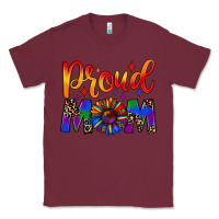 Burgundy proud mom Classic Tee - JahusDesignShop