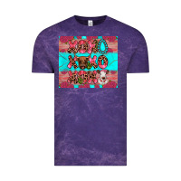 Cloud Purple xoxo calf heifer Vintage Tee - JahusDesignShop