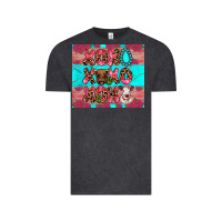 Vintage Black xoxo calf heifer Vintage Tee - JahusDesignShop