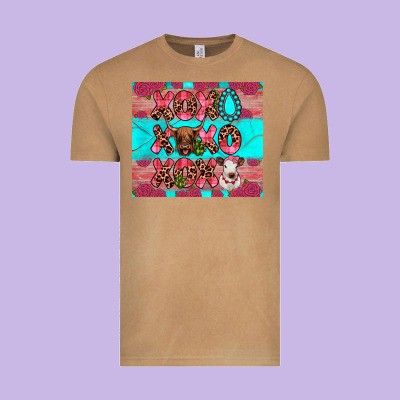 Xoxo Calf Heifer Vintage Tee Designed By Jahusdesignshop