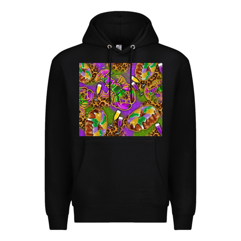 Mardi Gras With Crabs Tumbler Premium Hoodie by HowdyJamesFarm | Teevron
