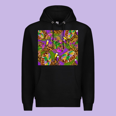 Mardi Gras With Crabs Tumbler Premium Hoodie Designed By Howdyjamesfarm