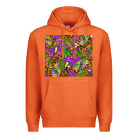 Carrot Mardi Gras with crabs tumbler Premium Hoodie - HowdyJamesFarm