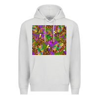 Dove Grey Mardi Gras with crabs tumbler Premium Hoodie - HowdyJamesFarm