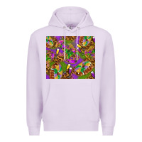 Lilac Mardi Gras with crabs tumbler Premium Hoodie - HowdyJamesFarm