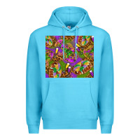 Ocean Blue Mardi Gras with crabs tumbler Premium Hoodie - HowdyJamesFarm