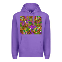 Purple Mardi Gras with crabs tumbler Premium Hoodie - HowdyJamesFarm