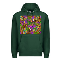 Sports Green Mardi Gras with crabs tumbler Premium Hoodie - HowdyJamesFarm