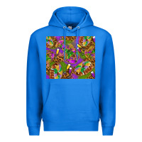 True Royal Mardi Gras with crabs tumbler Premium Hoodie - HowdyJamesFarm