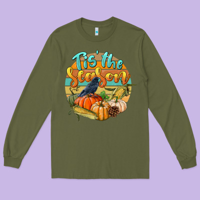 Tis' The Season Long Sleeve Tee Designed By Lillyallendesigns