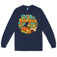 Navy tis' the season Long Sleeve Tee - LillyAllenDesigns