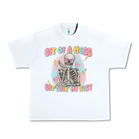 White bit of a mess but doing my best Urban Heavy Tee - MaliasSmallBusiness