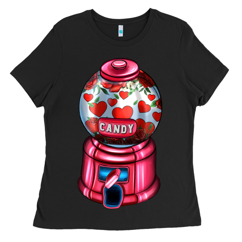 Love And Candy Machine Ladies Tee by AdoDesignShop | Teevron