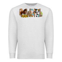 Oatmeal Heather Cowgirl Horse Min Premium Sweatshirt - CowCowDesign