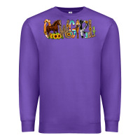 Purple Cowgirl Horse Min Premium Sweatshirt - CowCowDesign